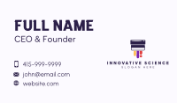 Ink Squeegee Printing Business Card Design