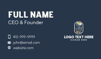 Outdoor Stained Glass Mountain Business Card Preview