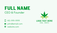 Raven Bird Marijuana  Business Card Image Preview