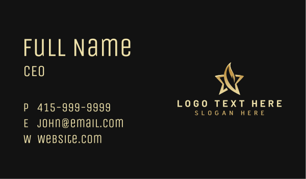 Star Fire Entertainment Business Card Design Image Preview
