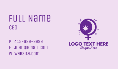 Magic Bowl Women Symbol Business Card Image Preview