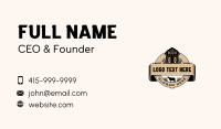 Rustic Barn Cow Business Card Design