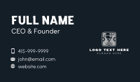 Mechanical Laser Gear Business Card Preview