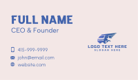 Star Wings Logistics Truck Business Card Image Preview