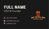 Fire Demon Gaming Business Card Image Preview