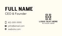 Simple Startup Letter X Business Card Image Preview