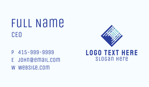Digital Circuit Technology  Business Card Design Image Preview
