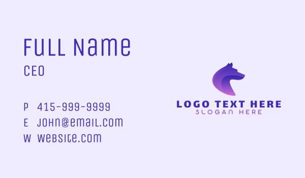 Hound Dog Pet  Business Card Design Image Preview