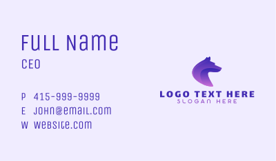 Hound Dog Pet  Business Card Image Preview