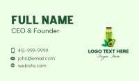 Organic Avocado Drink Business Card Image Preview