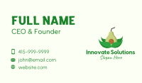 Organic Avocado Drink  Business Card Image Preview