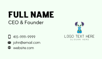 Ornamental Flower Vase Business Card Preview