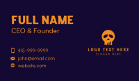 Skull Statistics Business Card Image Preview