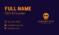 Skull Statistics Business Card Image Preview