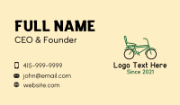 City Bike Outline Business Card Preview