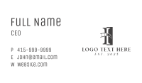 Filmstrip Letter I Business Card Image Preview