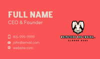 Wild Hare Rabbit Mascot Business Card Image Preview