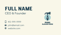 Hammer Necktie Maintenance Business Card Design