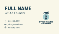 Hammer Necktie Maintenance Business Card Image Preview