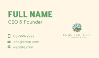 Summer Outdoor Camping  Business Card Preview