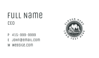 Lumberjack Chainsaw Forestry Business Card Image Preview