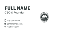 Lumberjack Chainsaw Forestry Business Card Image Preview