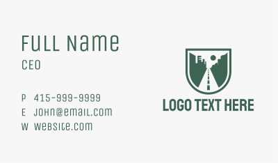 Green City Road  Business Card Image Preview