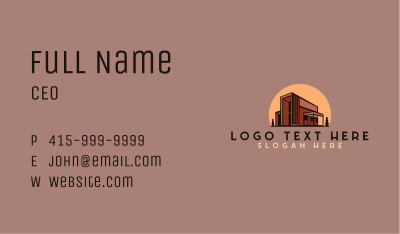 House Property Architecture Business Card Image Preview