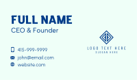 Creative Blue Diamond  Business Card Image Preview