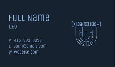 Artisanal Generic Upscale Business Card Image Preview