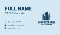 Blue City Builder Business Card Image Preview