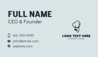 Organic Cotton Flower Business Card Preview