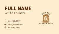 Bear Bread Bakery Business Card Design