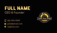 Excavator Gear Demolition Business Card Preview