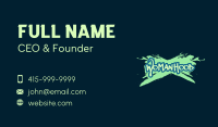 Creative Graffiti Artist Business Card Image Preview