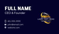 Car Vehicle Polisher Business Card Design