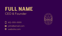 Night Owl Moon Business Card Design