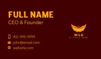 Celestial Angelic Wings Business Card Image Preview