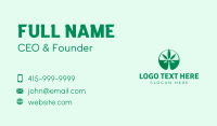 Abstract Cannabis Dispensary Business Card Image Preview