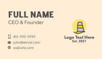 Construction Traffic Cone  Business Card Image Preview