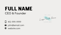 Baker Handwritten Wordmark Business Card Design