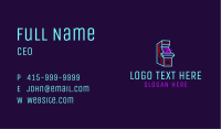 Retro Arcade Gaming Business Card Image Preview