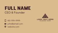 Pyramid Firm Agency Business Card Image Preview