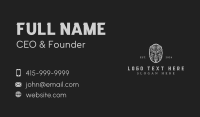 Ethnic Tribal Mask Business Card Preview