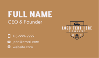 Travel Van Campfire Business Card Image Preview