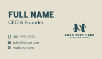 Organic Plant Letter S Business Card Image Preview