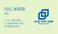 Double Digital Shape Business Card Image Preview