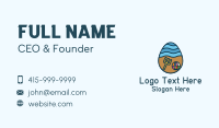 Beach Resort Egg Business Card Image Preview