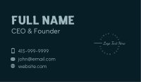 Skincare Lifestyle Wordmark Business Card Image Preview