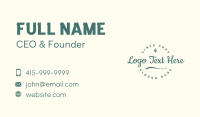 Clothing Badge Wordmark Business Card Image Preview